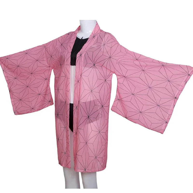 π¦π Two Piece Cosplay Swimsuit Kochou Shinobu + Kimono Sheer Cardigan ππ¦