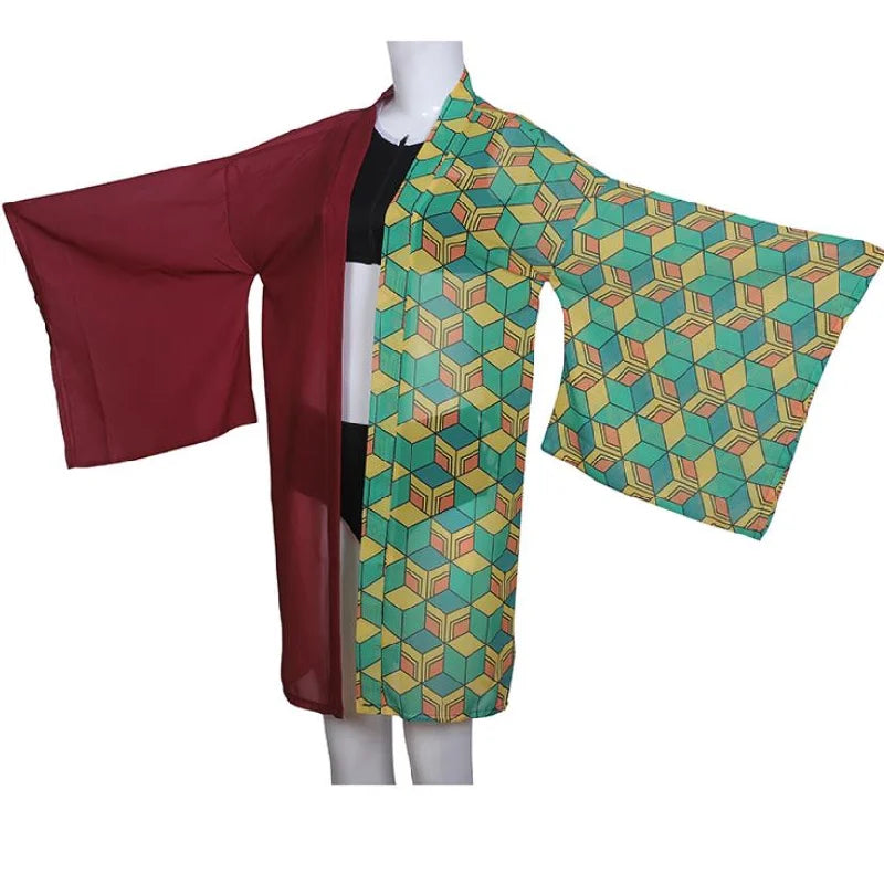 π¦π Two Piece Cosplay Swimsuit Kochou Shinobu + Kimono Sheer Cardigan ππ¦