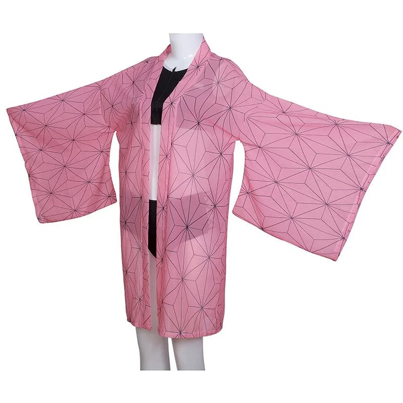 π¦π Two Piece Cosplay Swimsuit Kochou Shinobu + Kimono Sheer Cardigan ππ¦