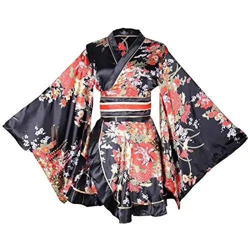 🌸✨ Kimono Yukata Japonés 2025 – Geisha Sweet Floral ✨🌸