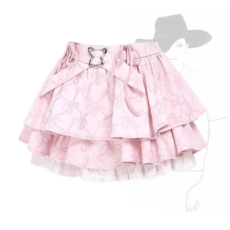 ππ Japanese Style Lolita Sweet Y2K Mini Skirt ππ