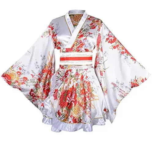 🌸✨ Kimono Yukata Japonés 2025 – Geisha Sweet Floral ✨🌸