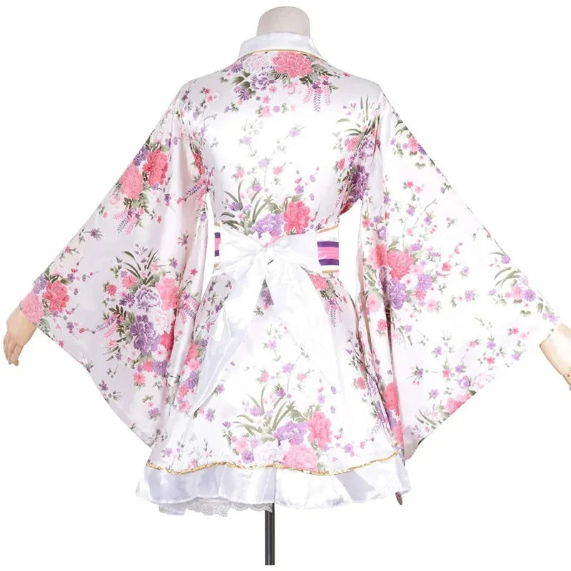 🌸✨ Kimono Yukata Japonés 2025 – Geisha Sweet Floral ✨🌸