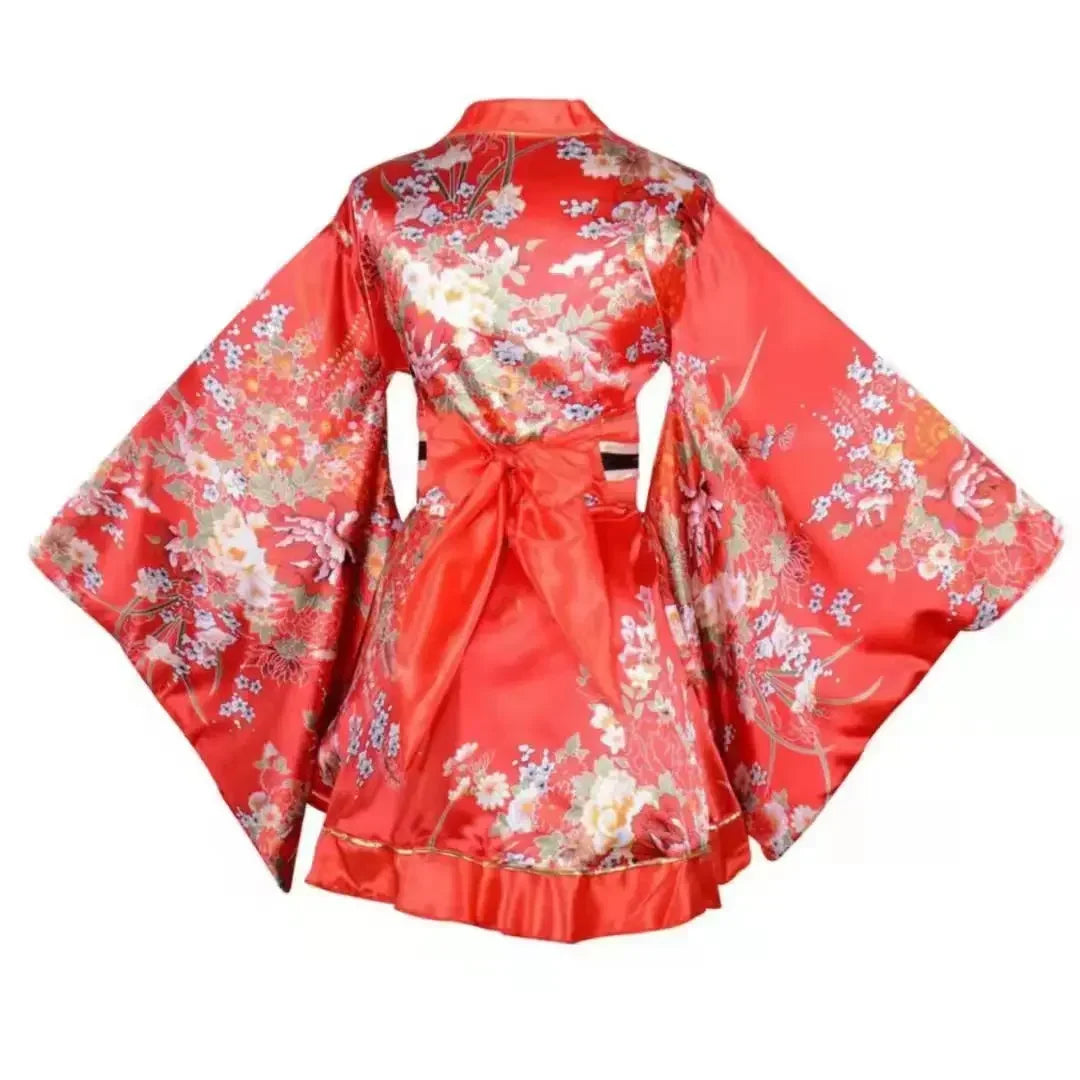 🌸✨ Kimono Yukata Japonés 2025 – Geisha Sweet Floral ✨🌸