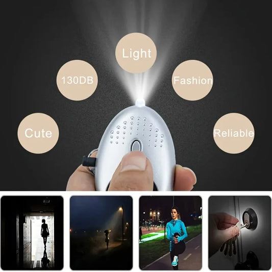 🔐🛡️ Set Completo Llavero de Seguridad con Alarma Personal – Protección y Autodefensa para Mujeres y Niñas 🚨💖