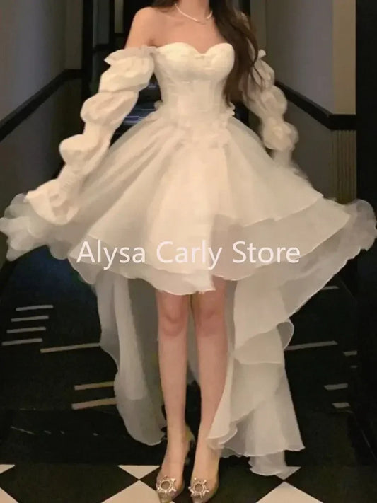 🌸✨ Vestido de Hada Chic con Volantes – Estilo Coreano Dulce y Elegante 2025 🌸✨